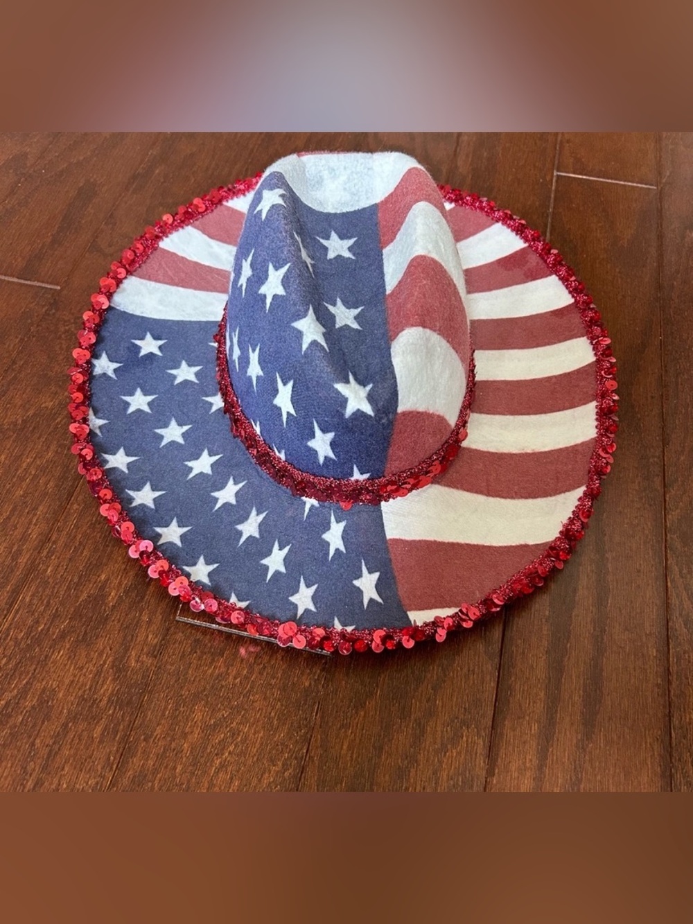 The Children’s Place Red, White & Blue Patriotic Costume Cowgirl Boy Hat